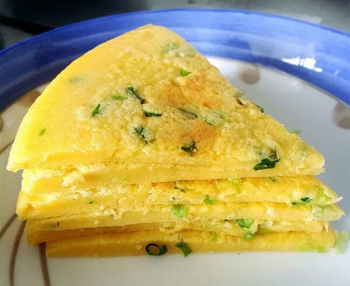葱花鸡蛋饼