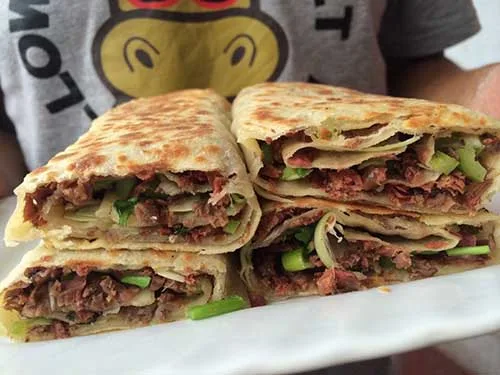 剔骨饼卷肉