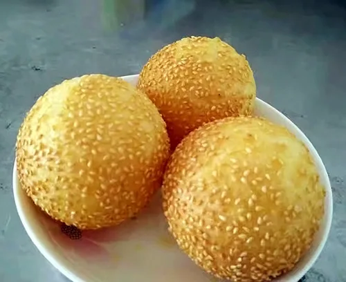 炸麻球